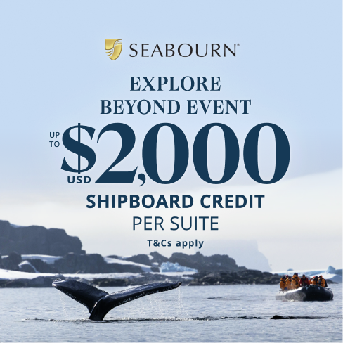 Seabourn Explore Beyond Event | Up to US$2,000 Credit