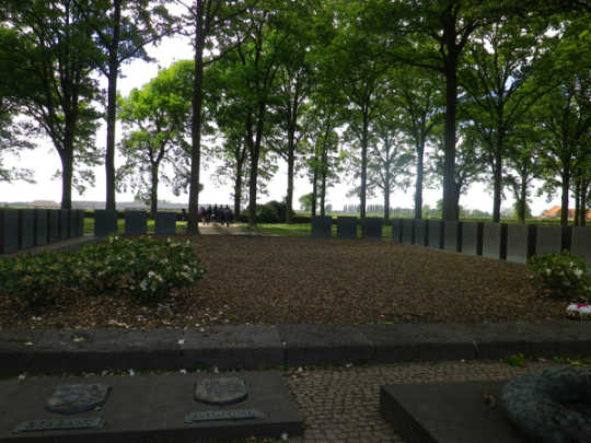 56 mass grave at german cemetry