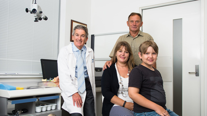 Cochlear implants help three generations of the same family to hear again