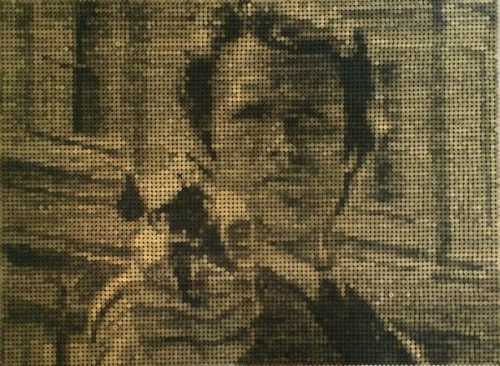 clint eastwood bullet mosaic