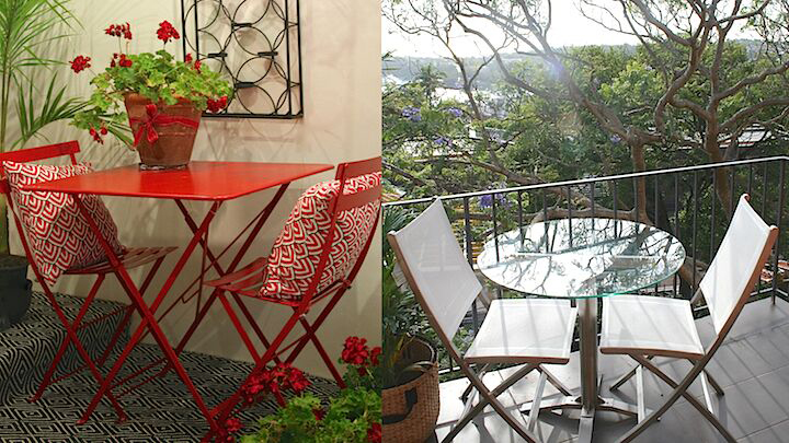 5 tips for styling a small outdoor area