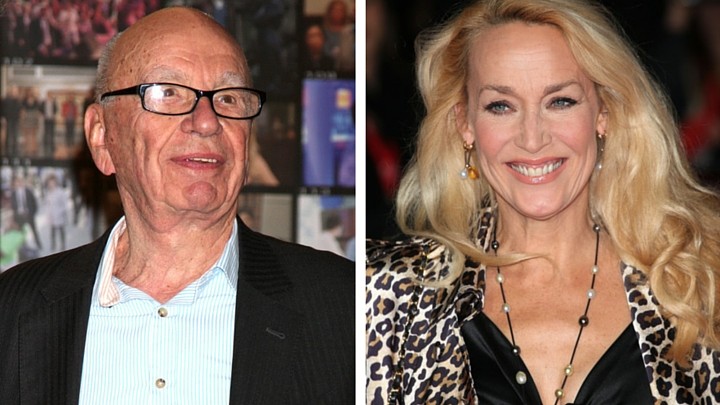 Jerry Hall marries Rupert Murdoch - Starts at 60