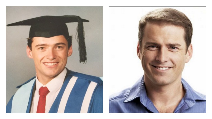 Do you think Hugh and Karl look alike?