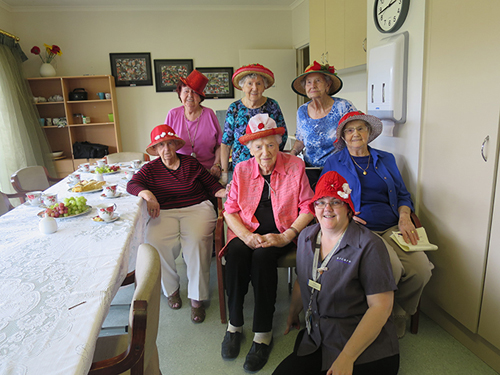 Sue, Audrey, Faye,  Alice, Irene, Dulcie, Joyce