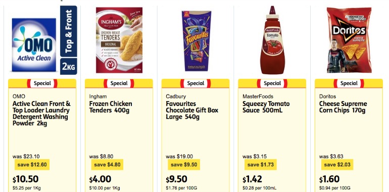 Coles have slashed their prices in a bid to bring customers back. Photo: Coles website.