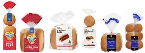 Multiple bread roll products from Coles, Woolworths, Metcash/IGA and other outlets have been recalled. Photo courtesy NSW Food Authority.