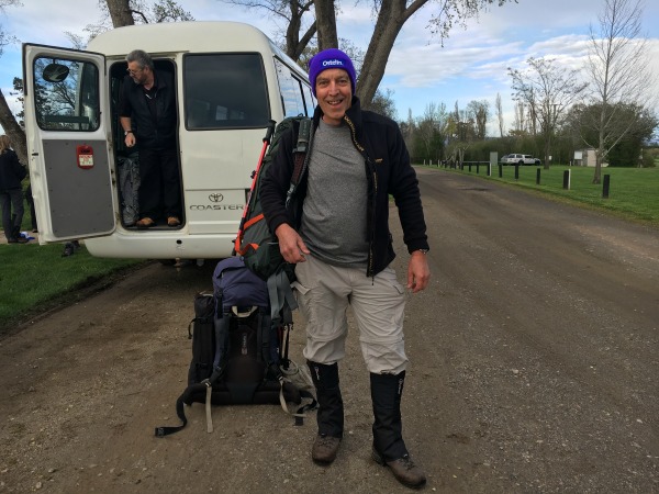 Pack, boots, beanie - good to go!