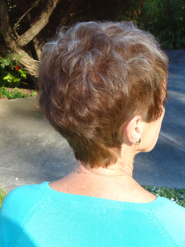 A short hairstyle cut to suit your face can look great! Photo courtesy Margaret Woodberry.