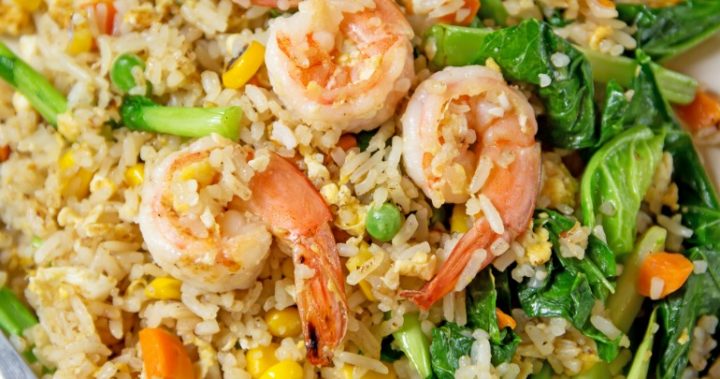 Healthy prawn fried rice - Starts at 60