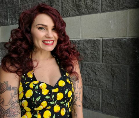 Tash Farrar, make-up and hair stylist from Hairspray or Die loves the Pinup style.