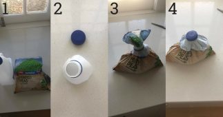 Life hack: Easy pour and seal for your frozen veggie bags