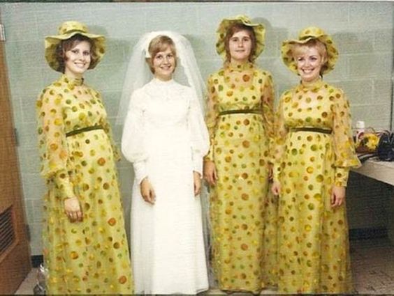 70s bridesmaid dresses