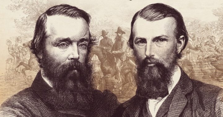 Australian icons -
 Explorers Robert O'Hara Burke and William John Wills