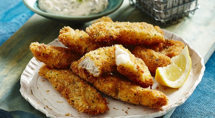 Golden Fish Goujons with Handmade Chips and Homemade Tartare Sauce