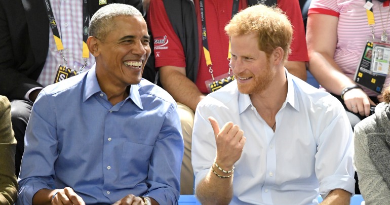 Barack Obama and Prince Harry