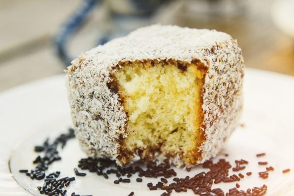Tangy lemon curd lamingtons - Starts at 60