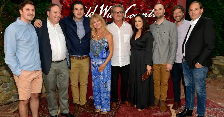 Goldie Hawn, 72, and Kurt Russell, 67, looked as smitten as ever, as they stepped out for the Wild Wild Country' Filmmaker Toast in California on Saturday. Source: Getty