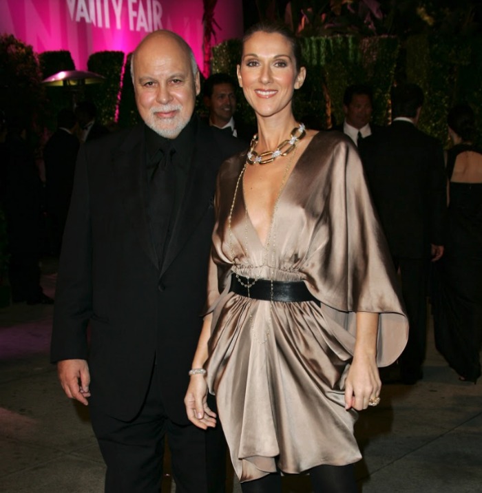 Celine Dion remained be Rene's side until his death. Source: Getty.
