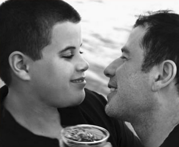 John Travolta with his son Jett. Source: jett-travolta-foundation.org.