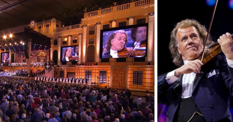It gives me shivers': Andre Rieu on $63M stage set that left him bankrupt - Starts at 60