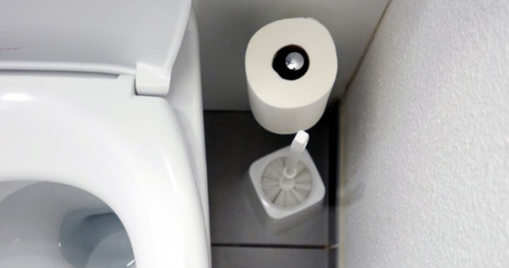 Starts at 60 Daily Joke: A man looks for a toilet brush - Starts at 60