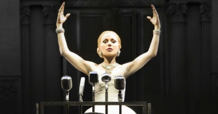 Tina Arena is Eva Perón in Opera Australia's revival of 'Evita'. Source Peter Keogh, Photograph: Jeff Busby