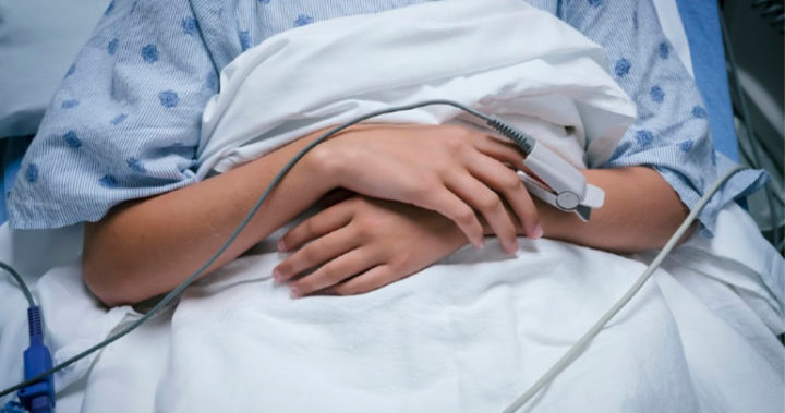 When a third man starts examining her body closely, she grows impatient. Source: Getty.