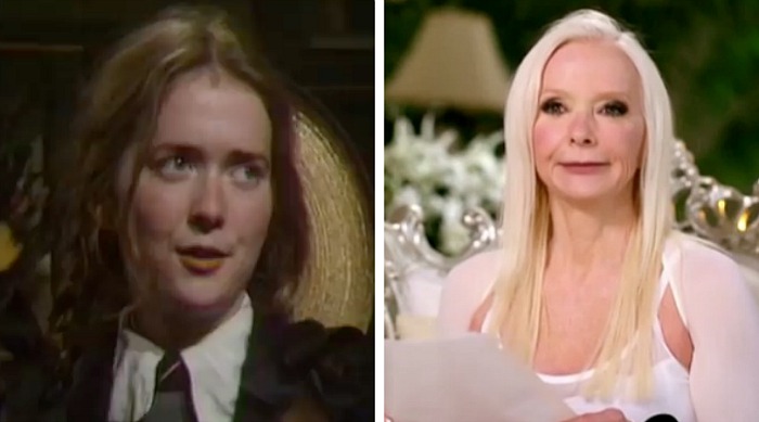 Susan Hannaford played Kitty on the TV show. Source: YouTube/A Current Affair and Channel 7/Sunday Night (right).