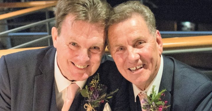 Voting 'Yes' for same-sex marriage in Australia meant Peter and Sacha could finally marry after 30 years together. Source: Peter Keogh