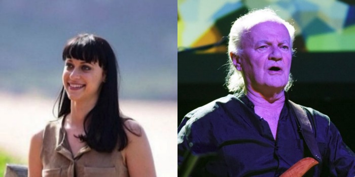 Home and Away star Jessica Falkholt and musician Jim Rodford both died in January. Source: Channel 7 (left) and Getty (right).