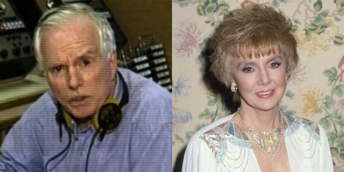 Aussie TV and radio star Ron Casey and Days of our Lives' Peggy McCay died in October. Source: YouTubeStudio 10 (left) and Getty (right).