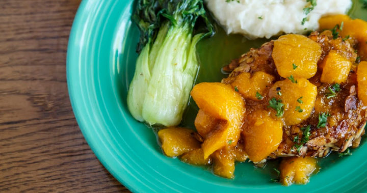 Serve your apricot chicken with a side of greens and couscous or mash. Source: Getty