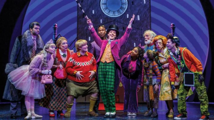 Original 'Charlie and the Chocolate Factory' Broadway cast in 2017. Source: Joan Marcus/Supplied