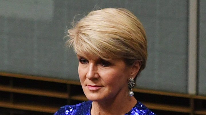 julie bishop blue dress Federal Budget Julie Bishop stuns fans in blue power dress