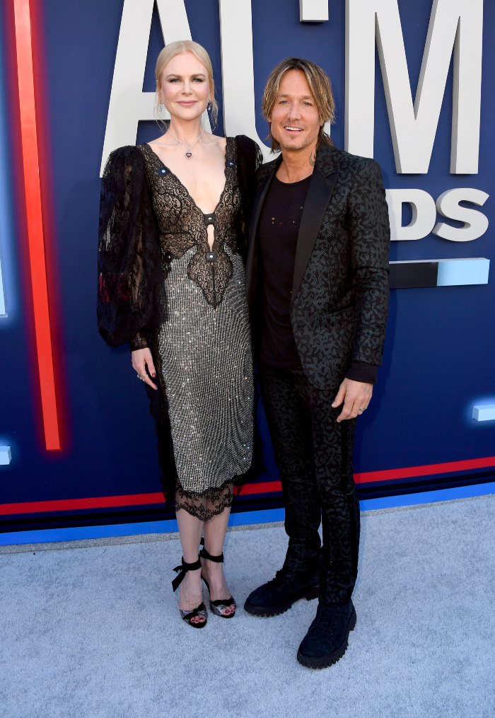 Nicole Kidman and Keith Urban looked picture perfect as they stepped out for the Country Music Awards in Las Vegas on Sunday. 