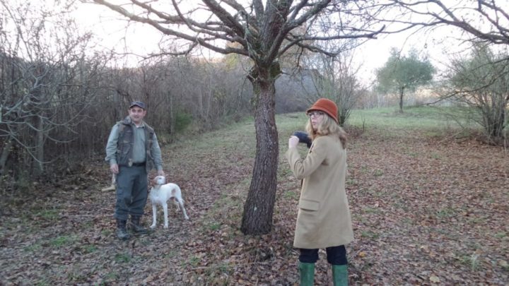 Alessio and his truffle hunting dog Maggie. Source: Village to Villa