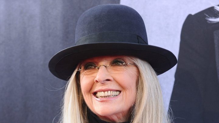 Diane Keaton ditches black clothes for bold colour for first time in 4 ...