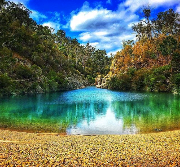 The Blue Pool in Central Gippsland. Source: Instagram/visitgippsland.