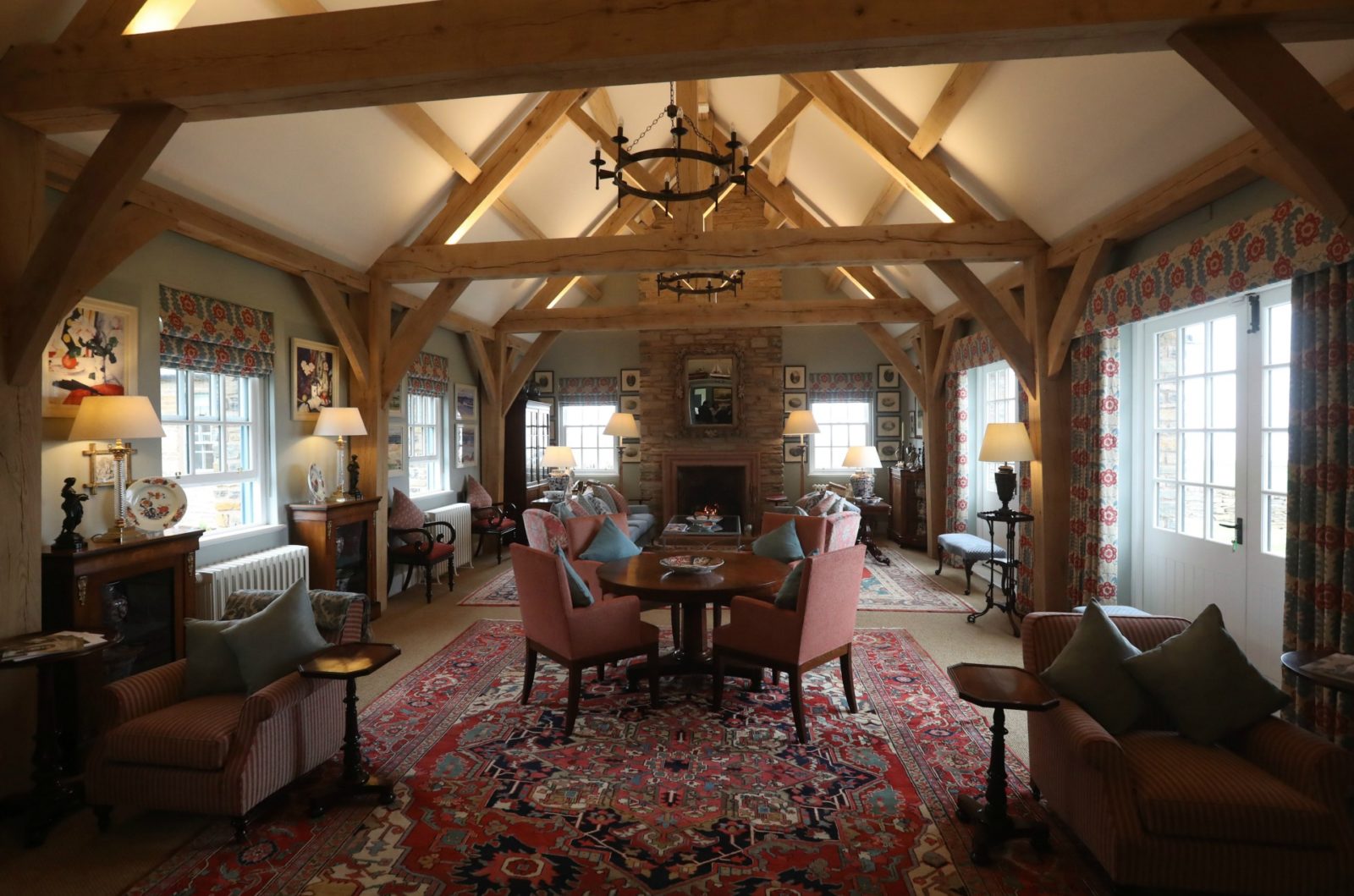 The drawing room located inside the Granary Lodge. Source: Getty