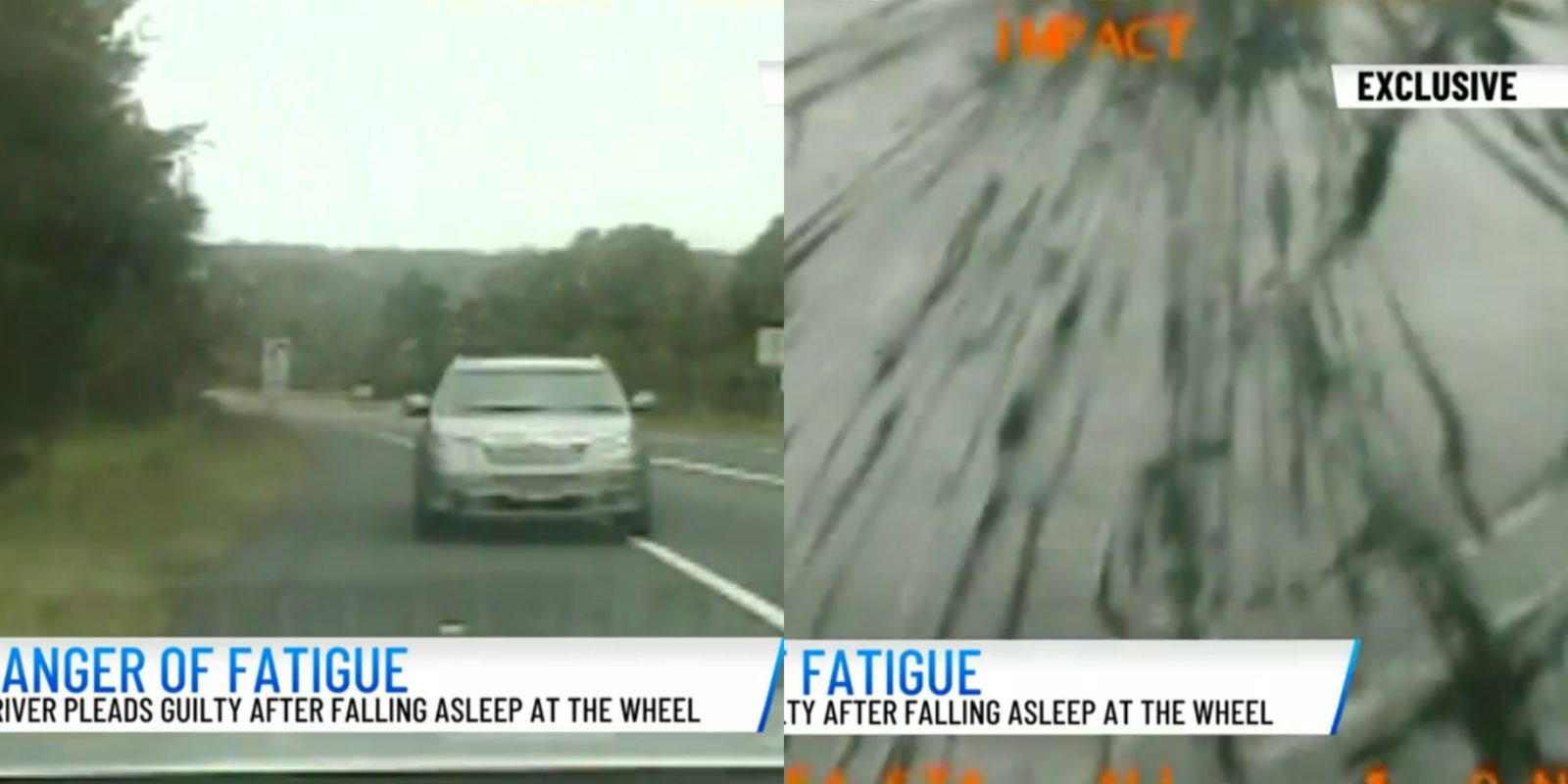 Dashcam footage captured the moment the car smashed into the police car. Source: Ten Play/10 News First.