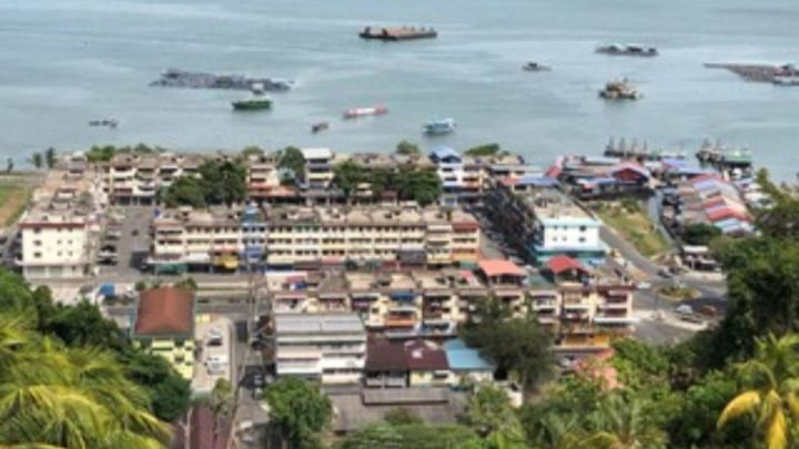 Looking out across Sandakan on the north-east coast of Borneo, Malaysia. Source: Sue Hannant