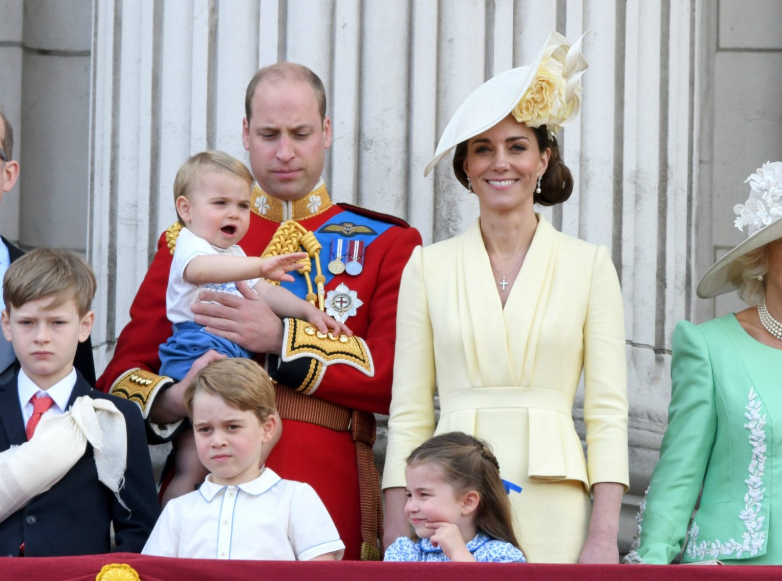 Prince Louis waves at Trooping the Colour 2019