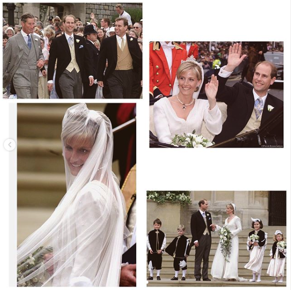 Sophie Wessex married Prince Edward 20 years ago. Source: Instagram/Royal Family.