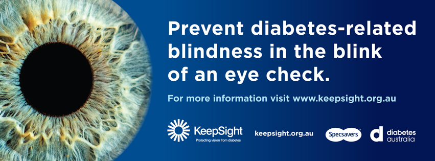 Register for regular diabetes eye check reminders.