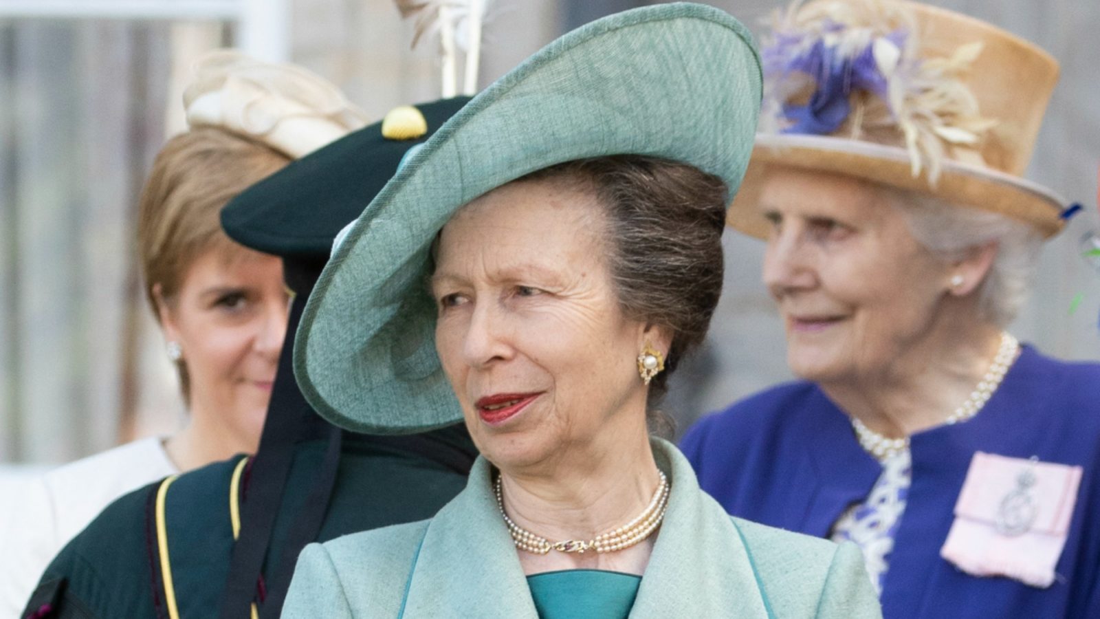 princess anne garden party dress Princess Anne at the Buckingham Palace garden party. May 16 2017