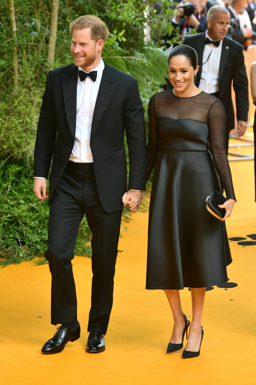 Meghan and Prince Harry dressed to impress at the premiere of The Lion King.