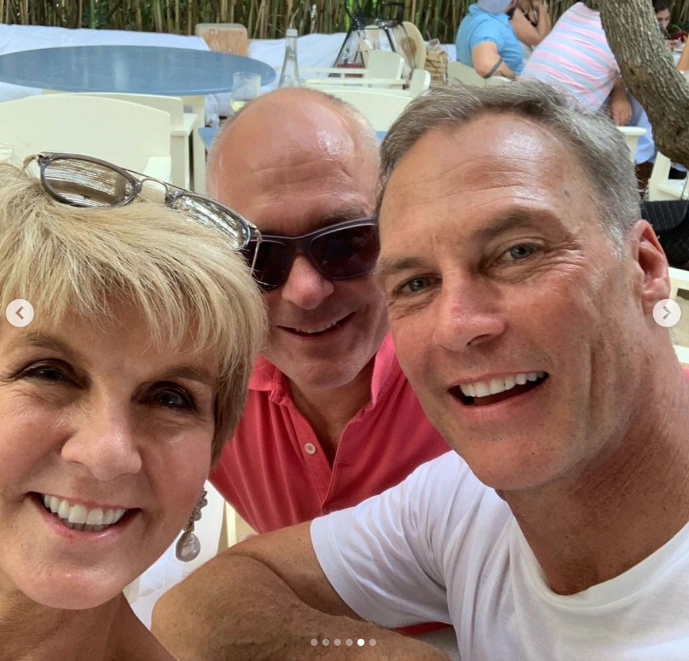 Julie Bishop looked in great spirits in the photos. Source: Instagram/Julie Bishop.