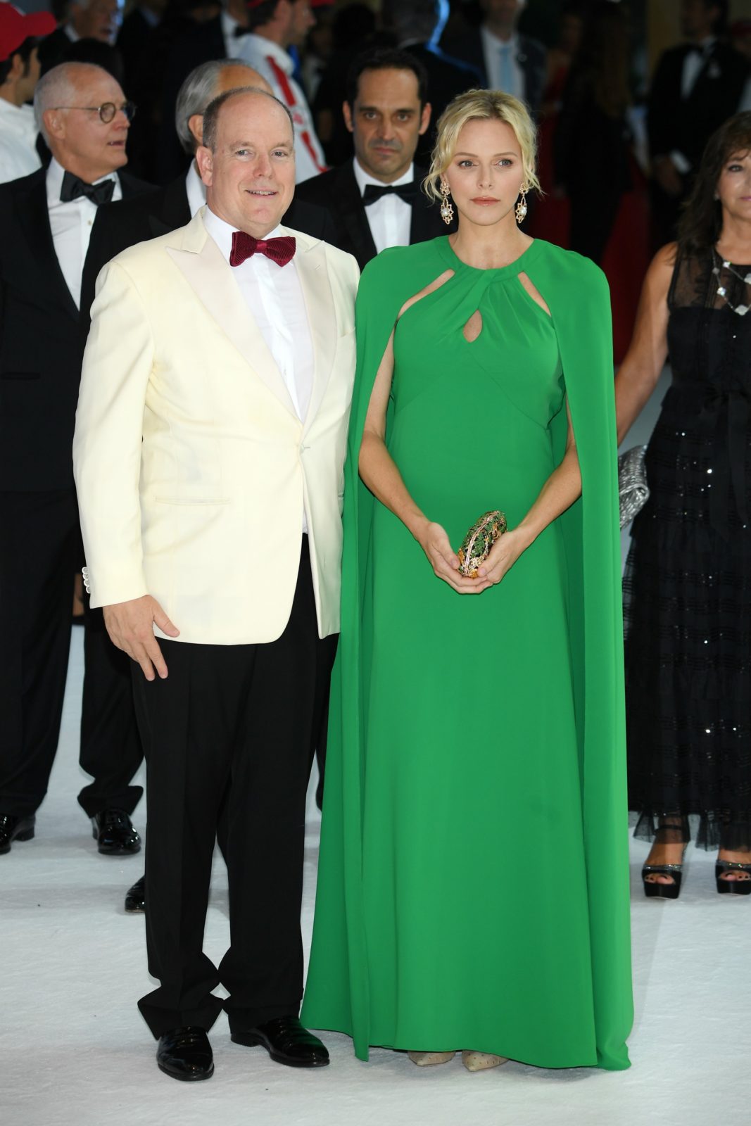 Green with envy Princess Charlene shows off dazzling style in