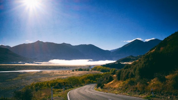 Part of the road running through Arthur's Pass, NZ. Source: Getty Images