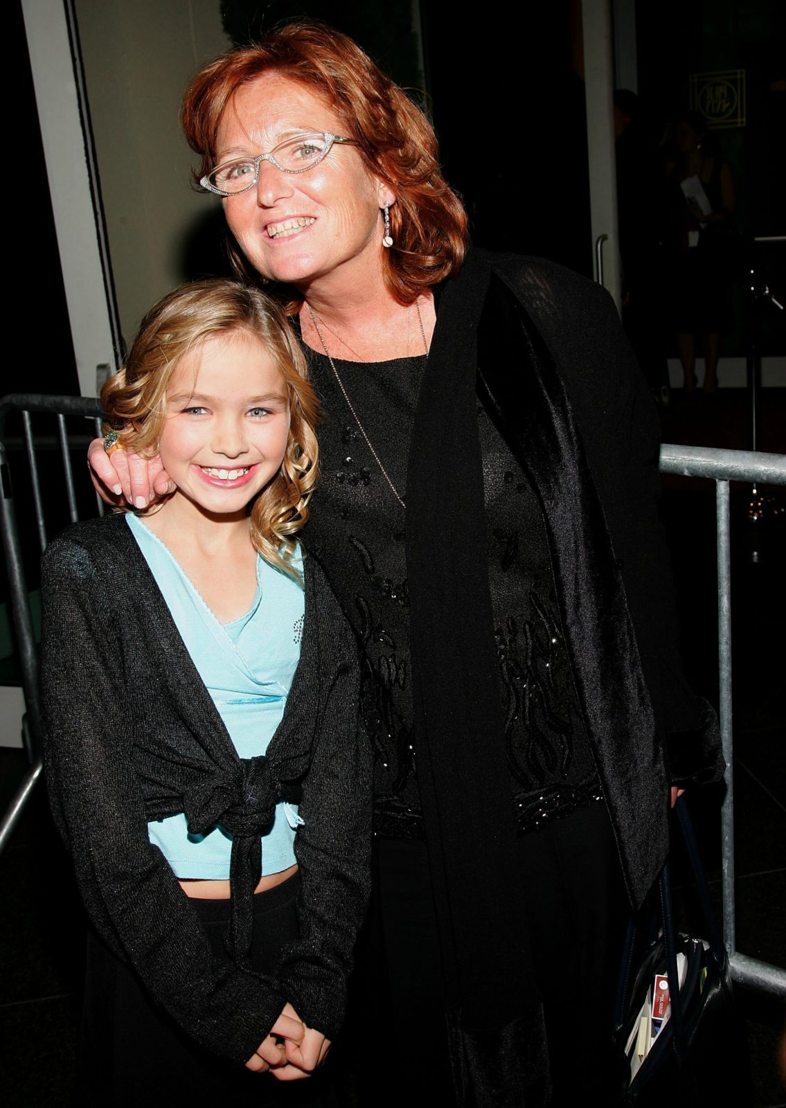 Saoirse with her mother Courtney Kennedy-Hill. Source: Getty.